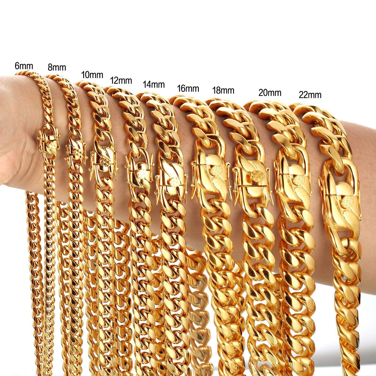 22mmCuban Link Chain with Dragon Clasp01