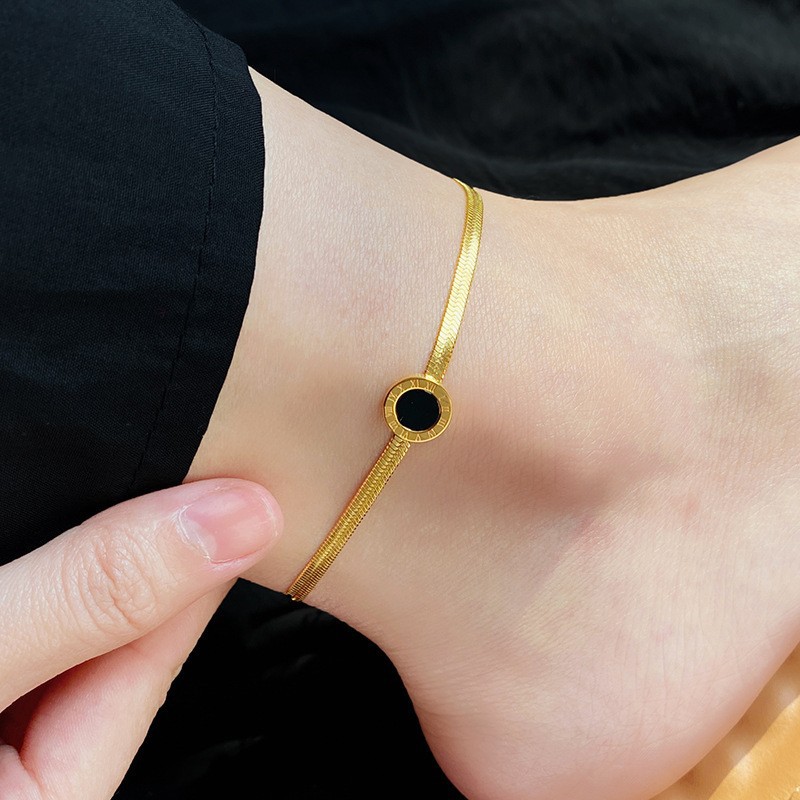 6609 Roman round anklet
